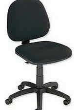 Office Operator Chair Medium Back H300mm Seat W460xD430xH460-580mm Black