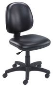 Operator Chair Medium Back H410mm W470xD450xH440-570mm Black Vinyl