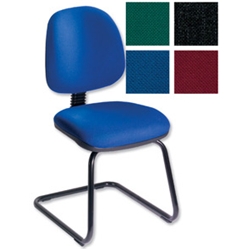 Trexus Plus Cantilever Visitors Chair Blue