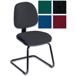 Plus Cantilever Visitors Chair Charcoal