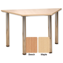 Plus Conference Table Trapezoidal Maple