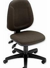 Plus High Back Chair Permanent Contact W460xD450xH480-590mm Backrest H520mm Charcoal