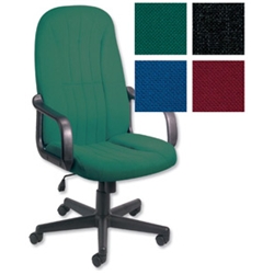 Plus High Back Managers Chair Green