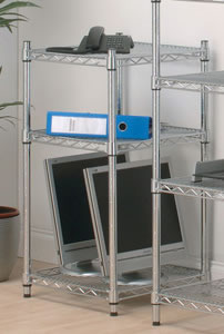 Shelving Unit Wire Adjustable 3 Tier