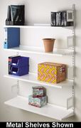 Top Shelf Shelving Unit System 4 Shelves Wall-mounted W1500xD270xH1048mm Beech