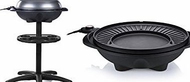 Tri-Star Electric BBQ Grill with Stand or use as a Table Top Barbecue