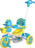 Smart Blue Childrens / Children / Kids Trike Tricycle Bike 3 Wheel with Turning Parent Handle
