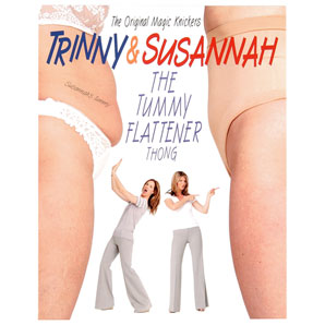 Magic Knickers: The Tummy Flattener Thong, Beige, Small