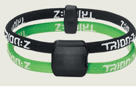 trion:z Dual Loop Magnetic/Ion Bracelet Black/Green