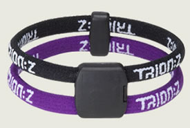 trion:z Dual Loop Magnetic/Ion Bracelet Black/Purple