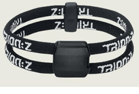 Trion:Z Dual Loop Magnetic/Ion Bracelet Black