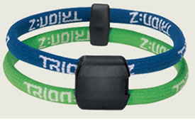 trion:z Dual Loop Magnetic/Ion Bracelet Blue/Green