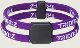 trion:z Dual Loop Magnetic/Ion Bracelet Purple