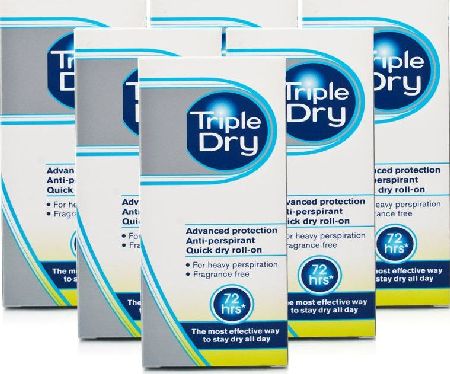Triple Dry, 2102[^]0079991 Roll-On - 6 Pack
