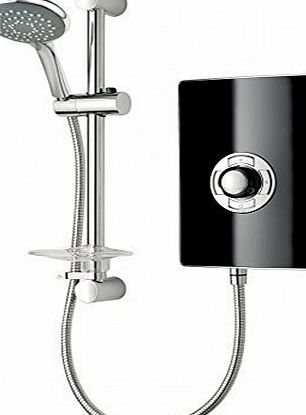 Triton Aspirante Electric Shower 9.5kW (Black Gloss)