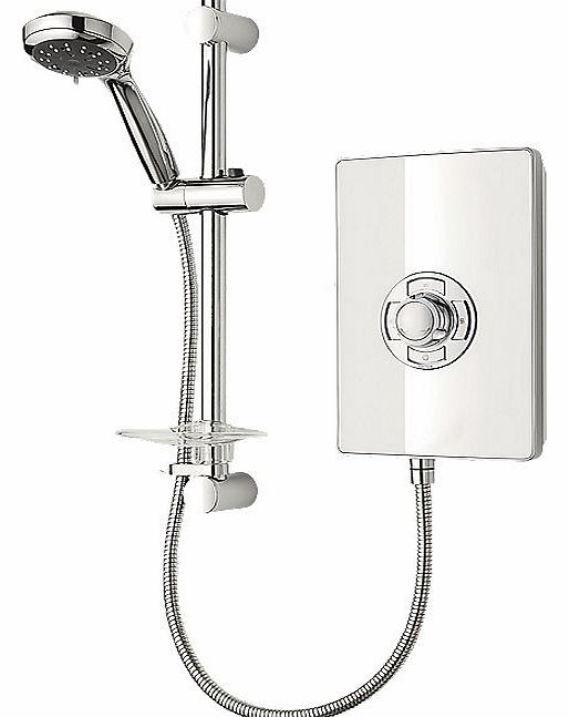 Manual Electric Shower White Gloss 9.5kW
