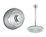 Triton Satellite Thermostatic Shower with Cyrene Fixed Kit for Low Pressure