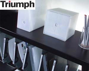 Triumph lateral filing shelf