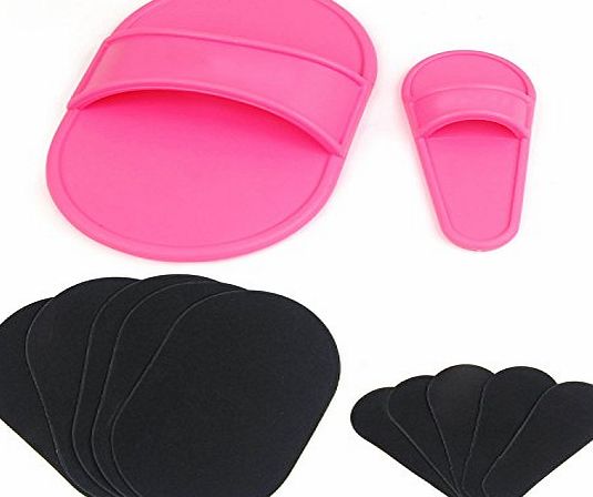 TRIXES Exfoliating Hair Removal Pad Set for Smooth Skin on Legs Arm Face Top Lip