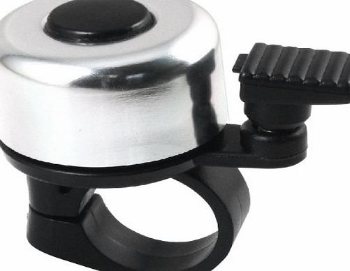 TRIXES Loud Bicycle Handle Bar Bell Silver