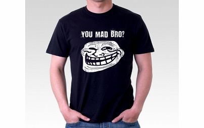 Face You Mad Bro? Black T-Shirt Large ZT