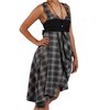 A STUNNING TROUT AND POUT TARTAN DRESS