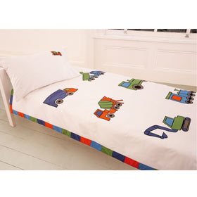 TRUCK and Train Duvet Cover Set