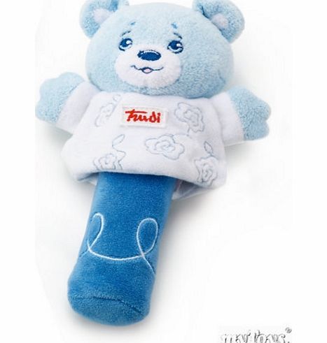 TRUDI BabySoft Toys Bear - Blue Squeaker - 18