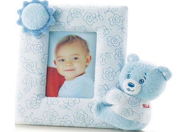 TRUDI BabySoft Toys Bear - Blue Teddy Bear Photo frame