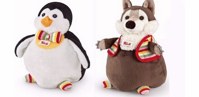 TRUDI Soft Toys - Polar Bear Puppet / Penguin -
