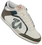 White and Grey Mack High Trainers