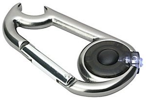 Key Ring Mini Torches - Carabineer - Blue - Ref. TU18 - #CLEARANCE