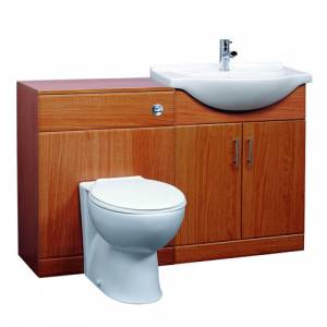 Trueshopping 650mm Calvados Brown Furniture Sink