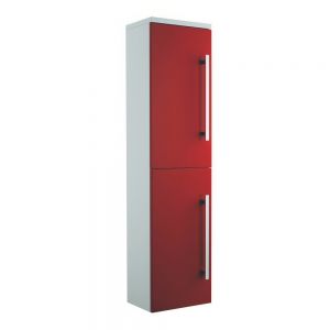 Trueshopping Bathroom Furniture Cabinet Unit Storage Red