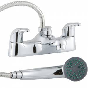 Chrome Bath Shower Mixer Tap & Kit