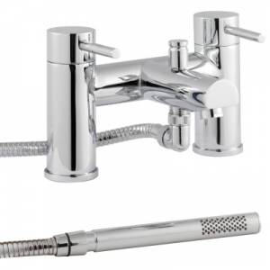 Trueshopping Chrome Plated Lever Deck Mounted
