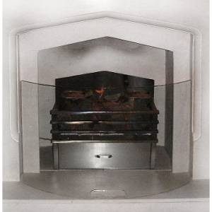 Curved Clear Glass Fire Guard