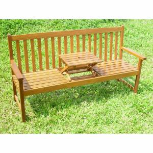Hardwood Sutton Bench with  centre