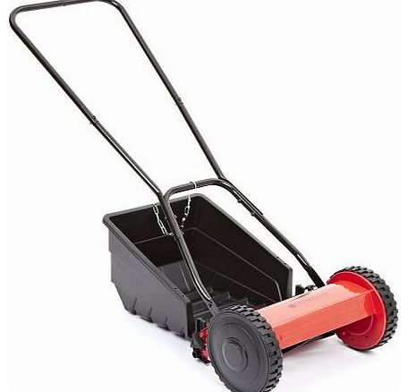 Trueshopping NEW TRUESHOPPING HAND POWERED CYLINDER LAWNMOWER WITH SCISSOR ACTION AND 30CM CUTTING WIDTH