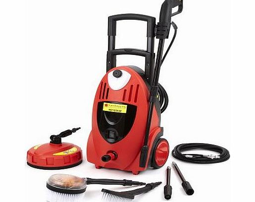 NEW TRUESHOPPING POWER PRESSURE WASHER 135 BAR PUMP 1850W MOTOR WITH ACCESSORIES & PATIO CLEANER - 90P1850