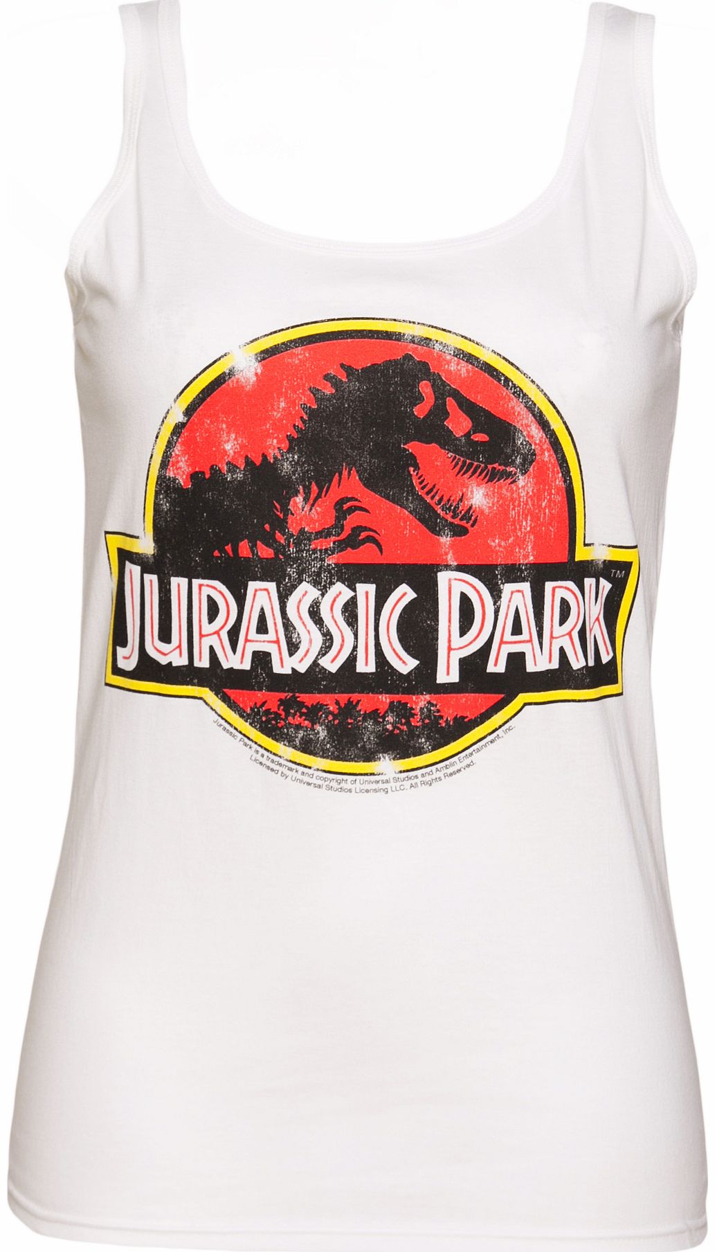 Ladies Jurassic Park Logo Vest