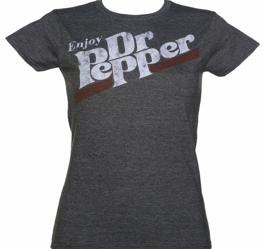 Ladies Vintage Dr Pepper Logo T-Shirt