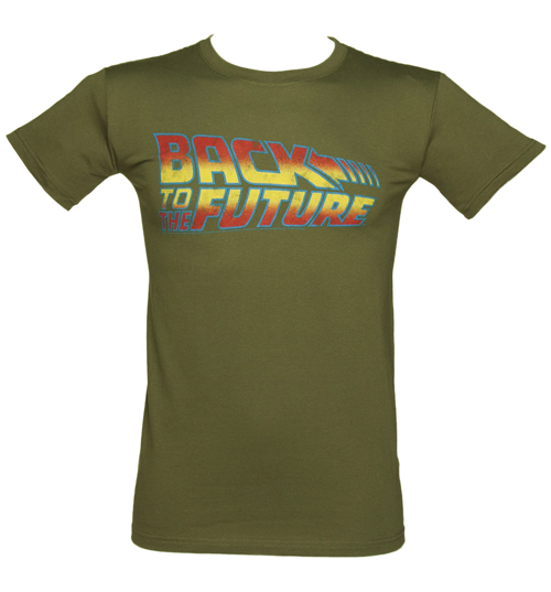 Mens Back To The Future Logo T-Shirt