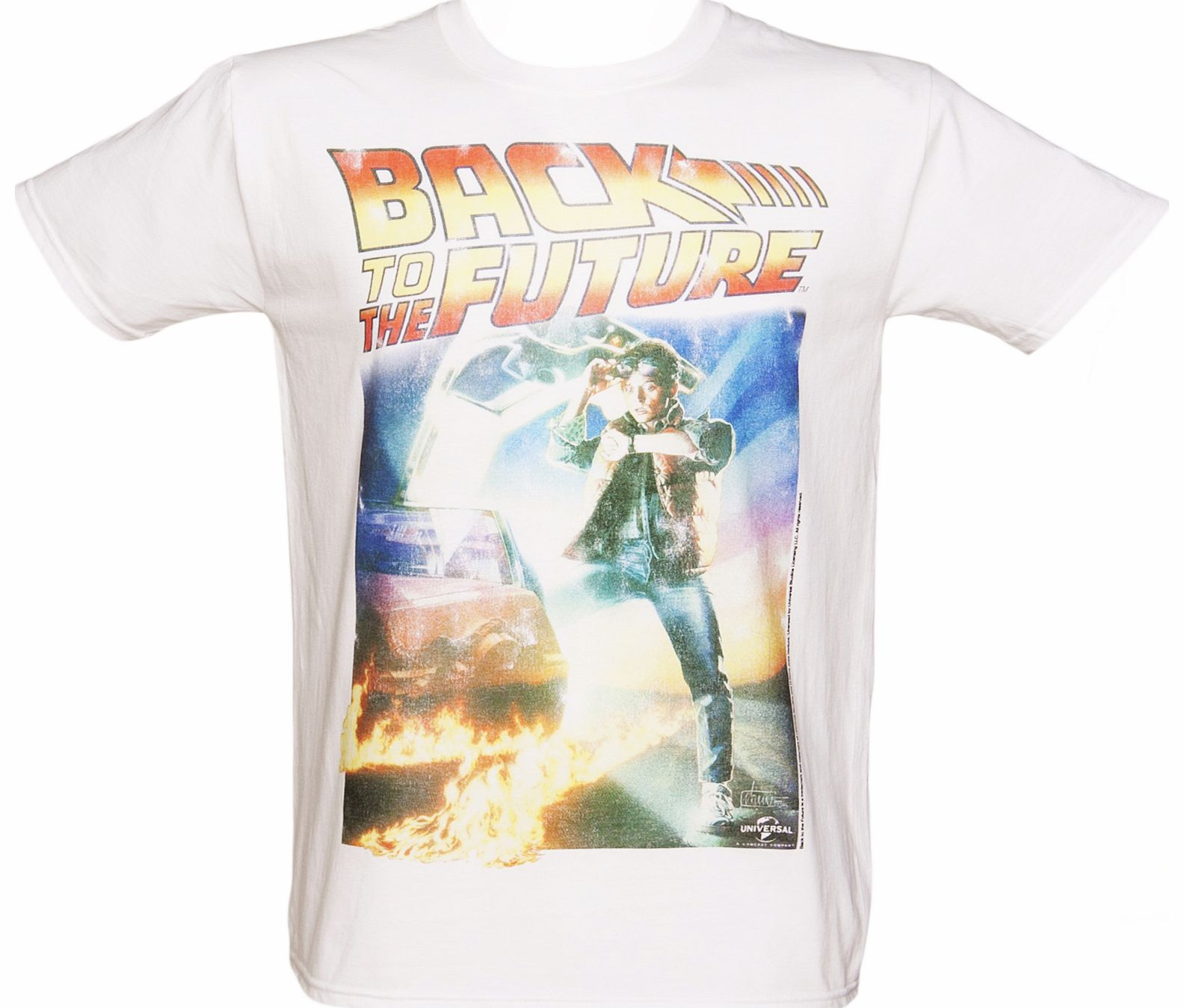 Mens Back to the Future Movie Poster T-Shirt