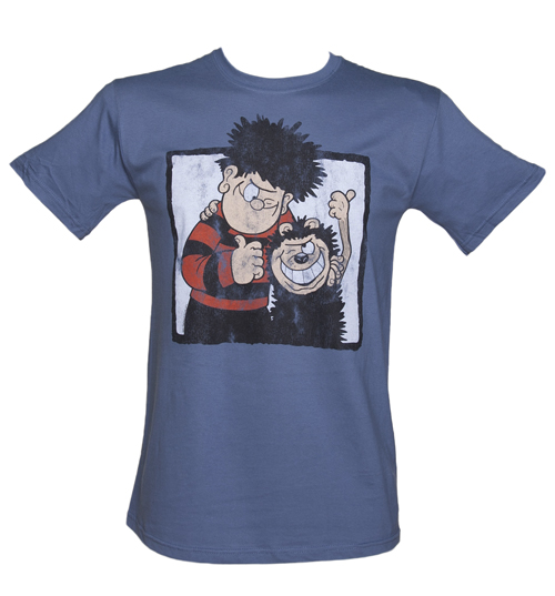 Mens Blue Dennis The Menace And Gnasher