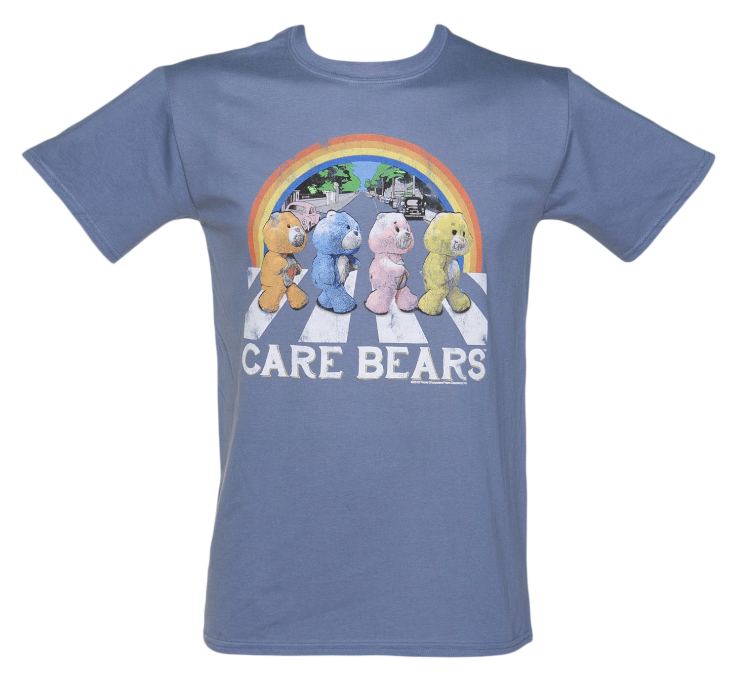 TruffleShuffle Mens Care Bears Abbey Road T-Shirt