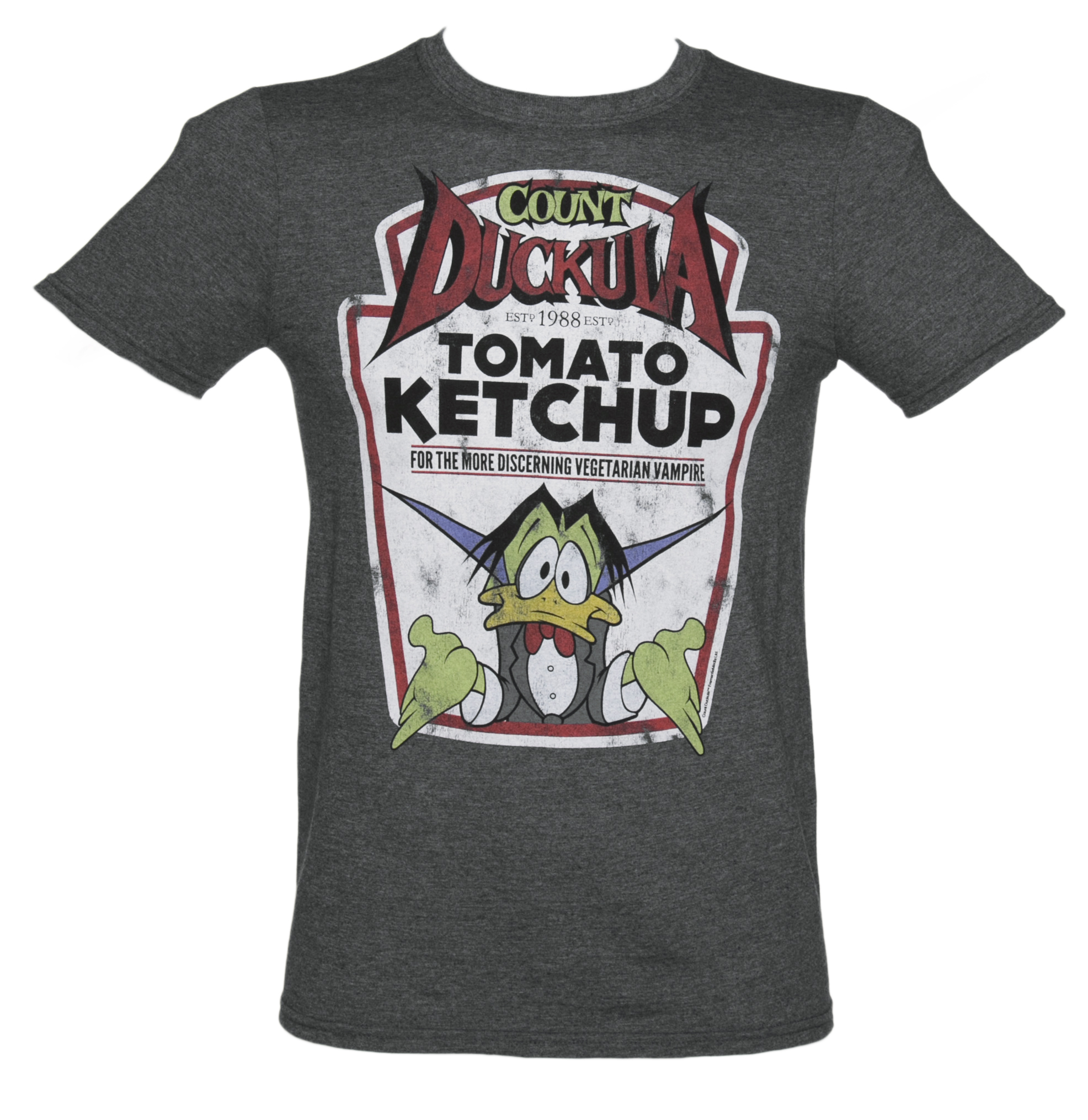 Mens Count Duckula Ketchup T-Shirt