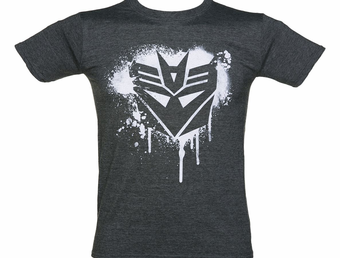 Mens Decepticon Transformers Stencil T-Shirt