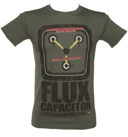 Mens Flux Capacitor Back To The Future Glow