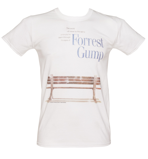Mens Forrest Gump Bench T-Shirt